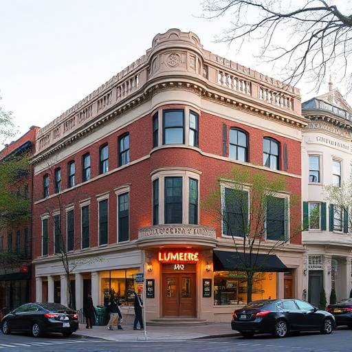 Exterior view of Lumiere Studios in Beacon Hill, Boston