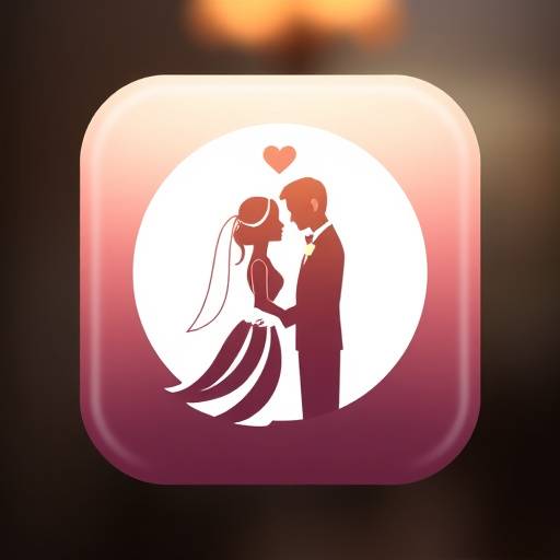Icon depicting a wedding couple, symbolizing wedding photography.