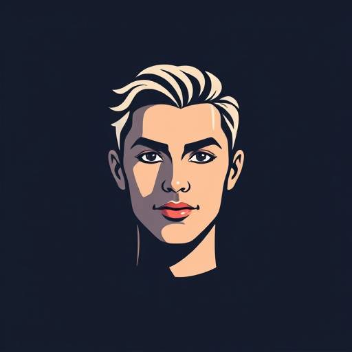 Stylized icon representing a portrait photography session.